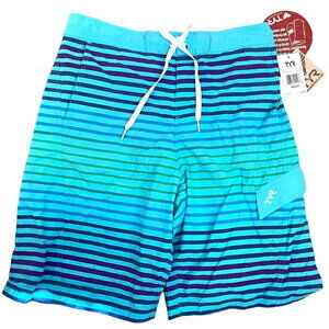 TYR Mens Sunset Stripe Board Short - Blue - SbSU5A - Size MEDIUM - $50
